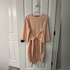 Boohoo Women’s Soft Peach Dress